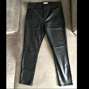 Ann Taylor The Loft faux leather pants
